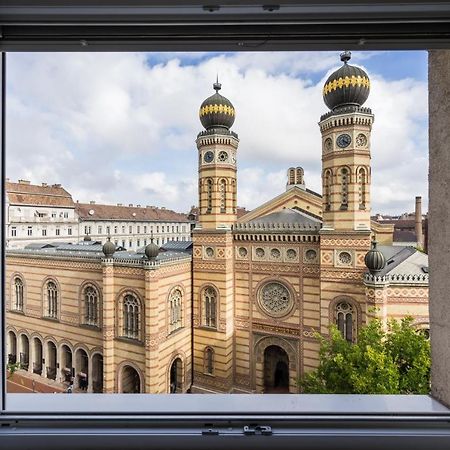Breathless Panorama Synagogue Elegant Attic Free Parking Reservation Needed Budapest Eksteriør bilde