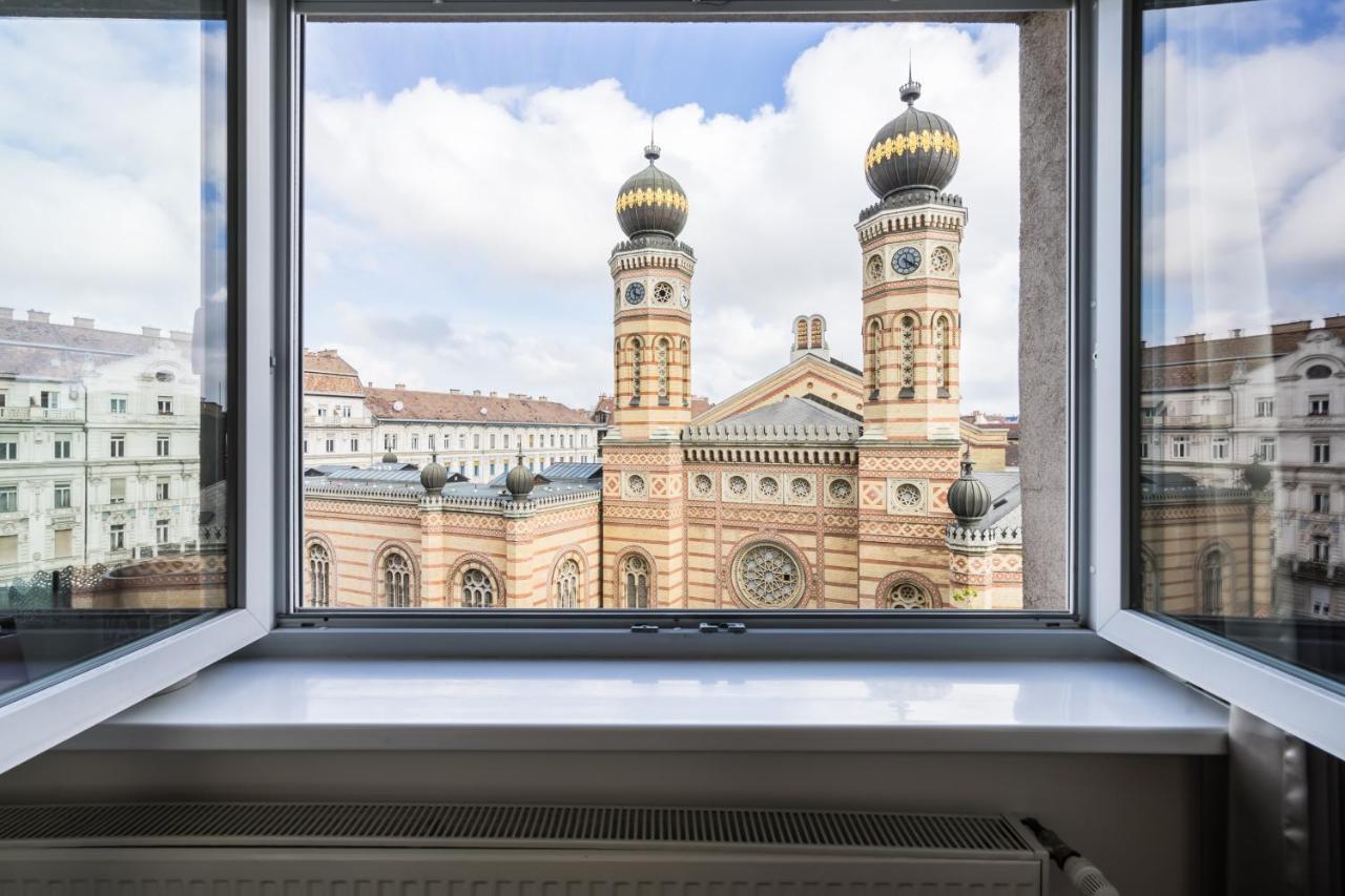 Breathless Panorama Synagogue Elegant Attic Free Parking Reservation Needed Budapest Eksteriør bilde