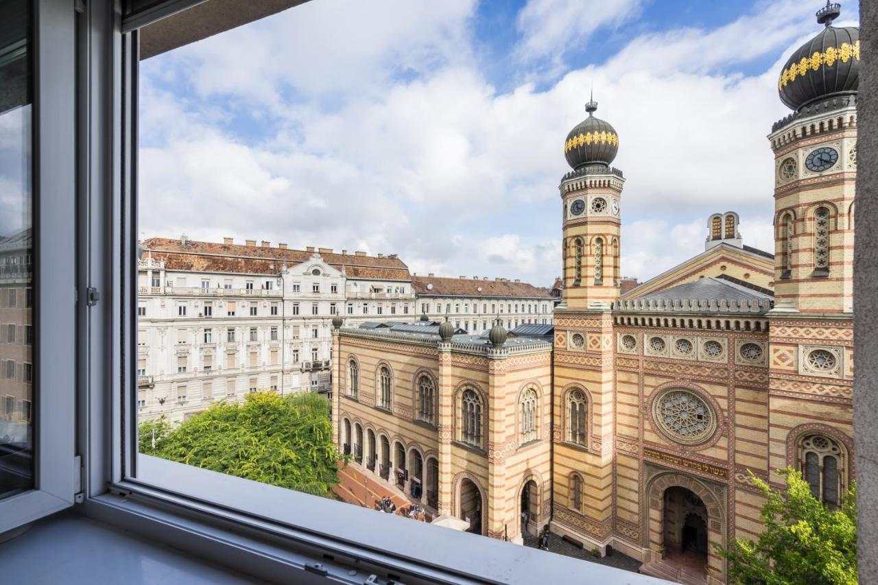 Breathless Panorama Synagogue Elegant Attic Free Parking Reservation Needed Budapest Eksteriør bilde